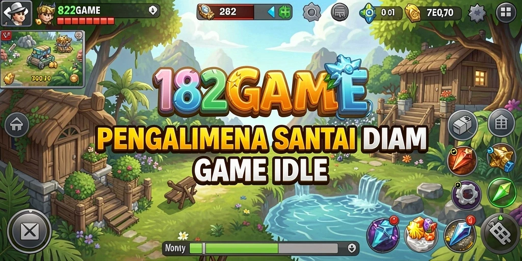Gameplay santai dan menyenangkan dalam 182GAME.