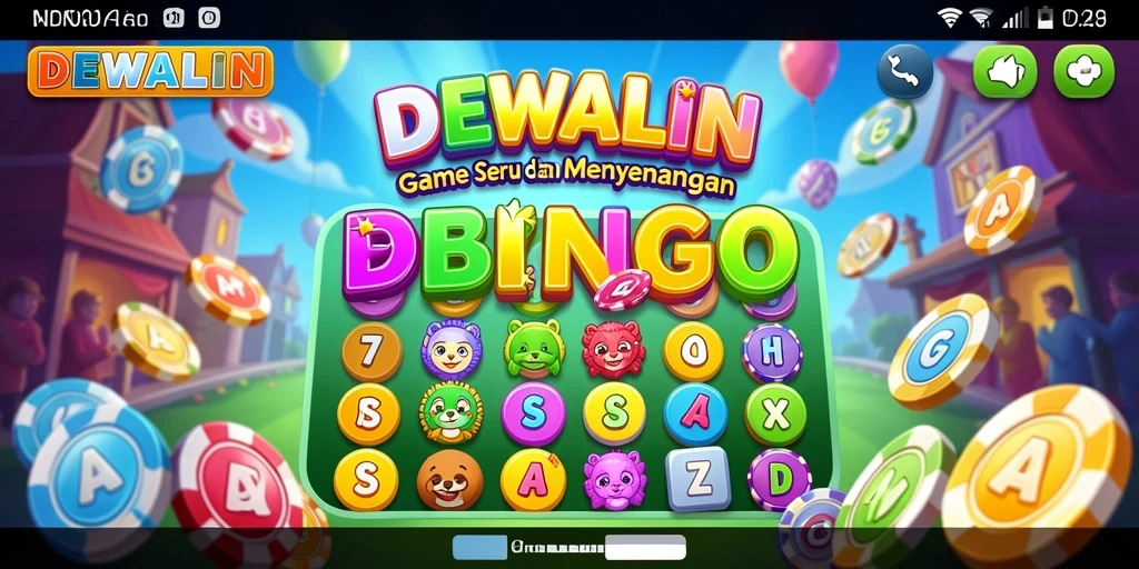 Tampilkan gameplay seru dari DEWALIN Bingo.