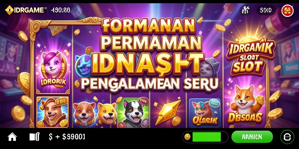 Gameplay Slot IDRGAME yang seru dan penuh warna.