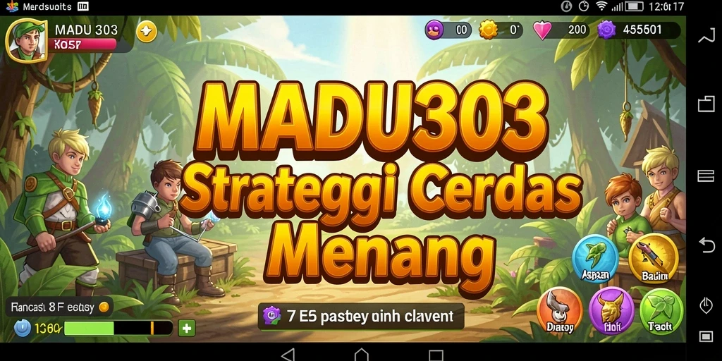 Screenshot gameplay MADU303 yang menunjukkan aksi strategi yang mendebarkan.