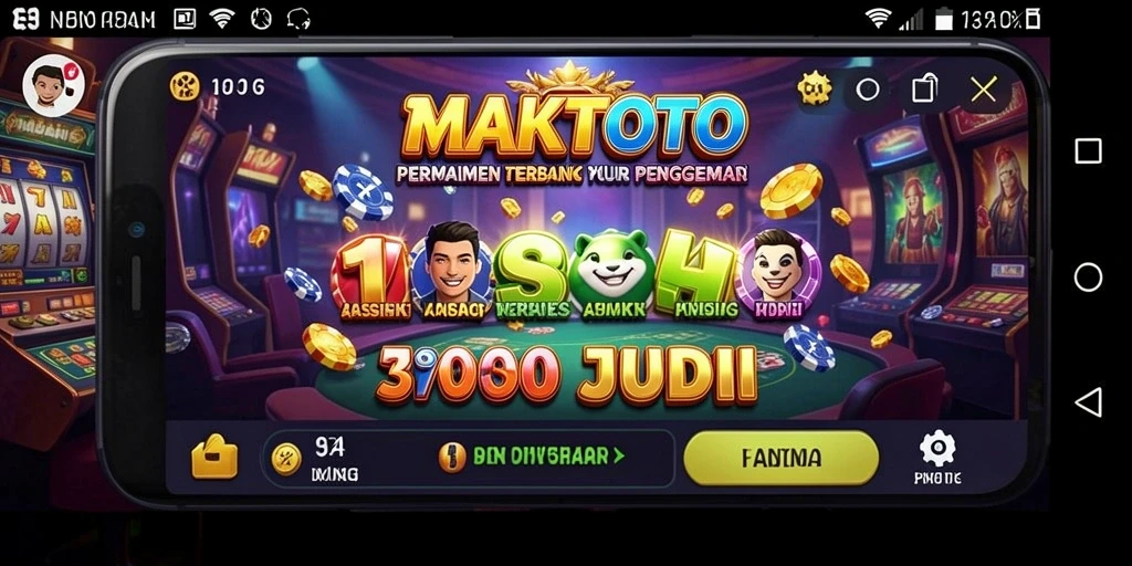 Tampilan permainan Kasino yang seru dan mendebarkan di MAKTOTO.
