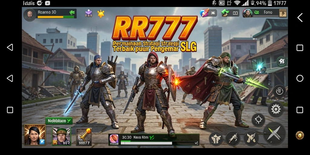 Tampilan gameplay menarik dari game SLG RR777.