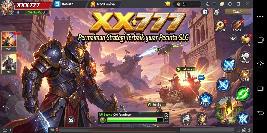 Tampilan gameplay XXX777 yang menawan dan menarik.